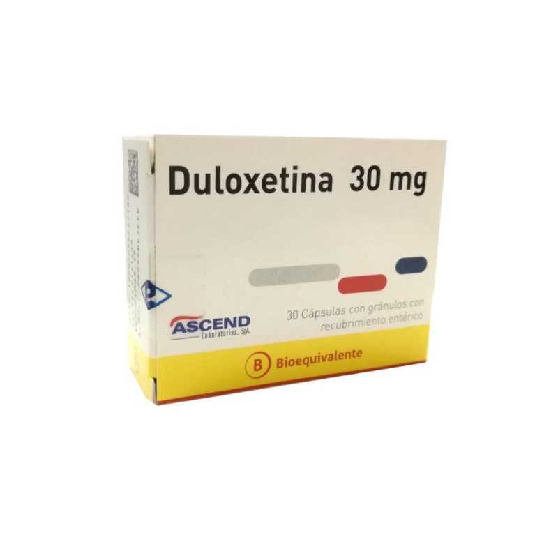 DULOXETINA BE.CAP.30MG.30 ASCEND