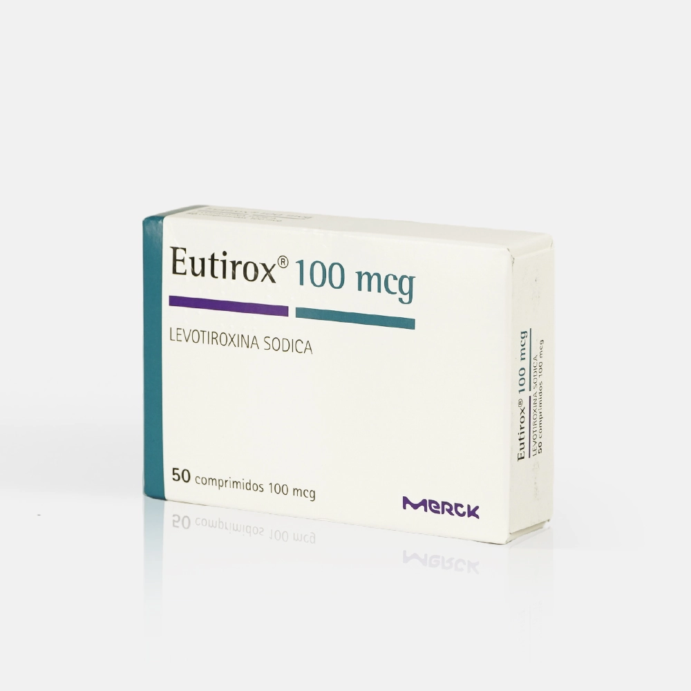 EUTIROX 100MCG 50 COM