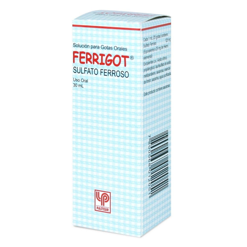 FERRIGOT GTS.25MG/ML30ML.CENABAST