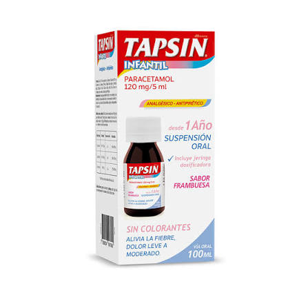 TAPSIN INFANTIL JBE 120/5ML X 100 ML PARACETAMOL