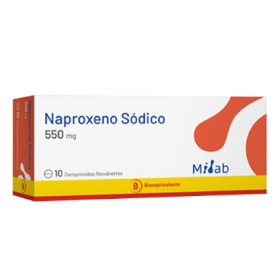 NAPROXENO 550 MG CAJ 10 CM REC MINTLAB CENABAST