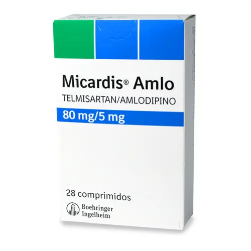 MICARDIS AMLO 80/5MG. 28 COMP. (AMLODIPINO + TELMISARTAN)